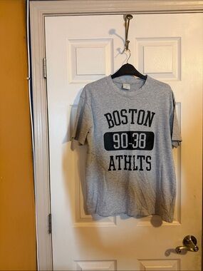 Cotton On Gray Crewneck t-shirt with Boston Graphic